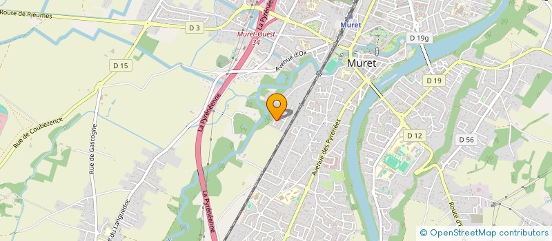 localisation de l'entreprise BJ COMPANY  MURET