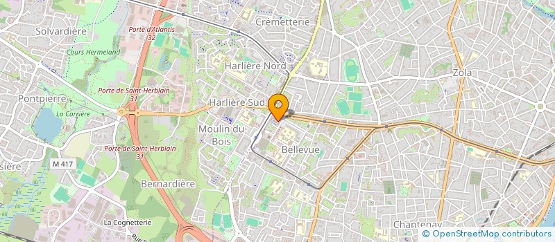 localisation de l'entreprise BJ CONCEPT COIFFURE  NANTES