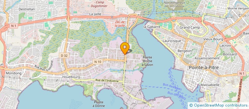 localisation de l'entreprise BJ CONSULT  BAIE-MAHAULT