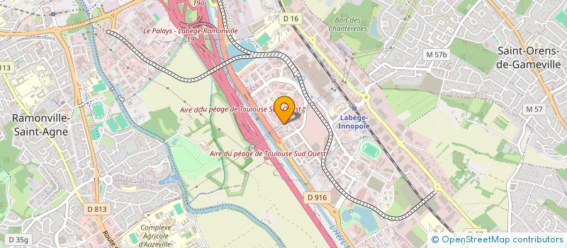 localisation de l'entreprise BJ COUVERTURE SAS  LABEGE