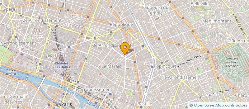 localisation de l'entreprise BJ DENMARK  PARIS