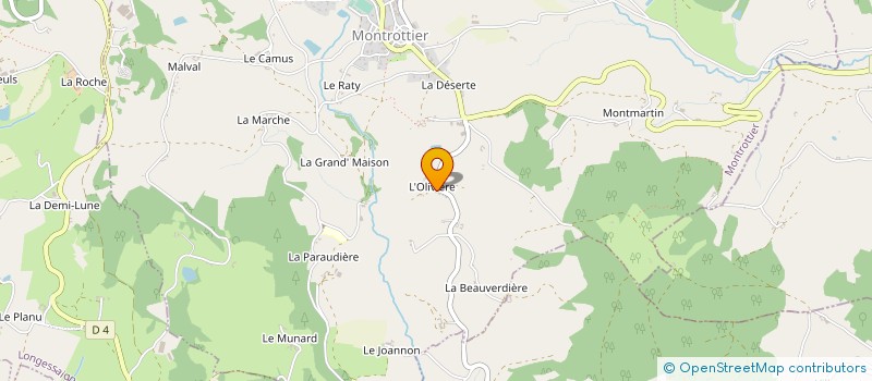 localisation de l'entreprise BJ ELECTRONIC à MONTROTTIER