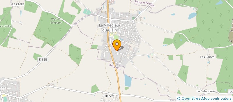 localisation de l'entreprise BJ ENERGIES  SAINT-MAURICE-LA-CLOUERE