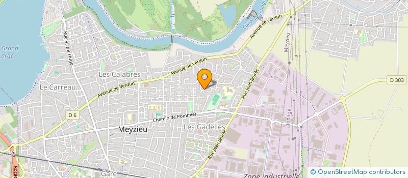 localisation de l'entreprise BJ HOME  MEYZIEU