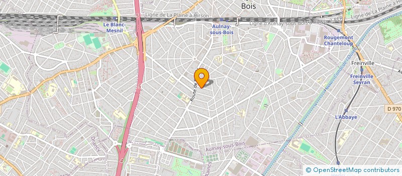 localisation de l'entreprise BJ IMMO à AULNAY-SOUS-BOIS