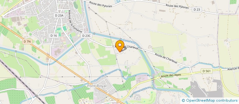 localisation de l'entreprise BJ IMMO à MALLEMORT