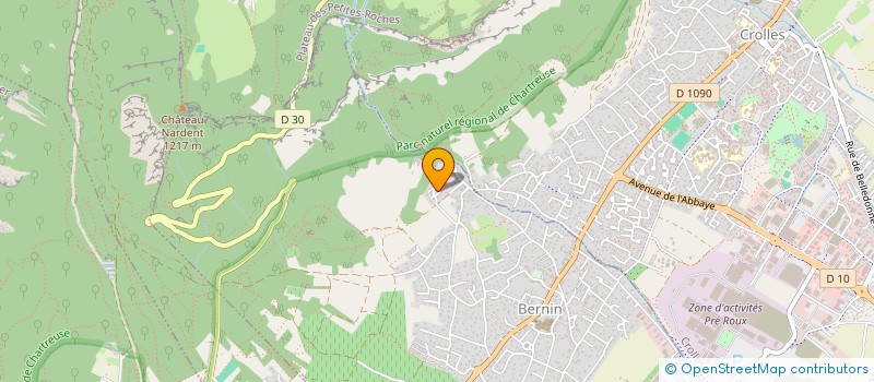 localisation de l'entreprise BJ IMMO  BERNIN