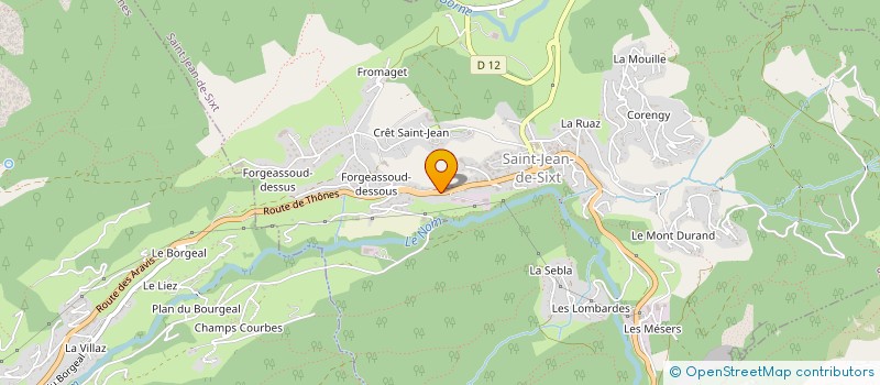 localisation de l'entreprise BJ IMMOBILIER  SAINT-JEAN-DE-SIXT