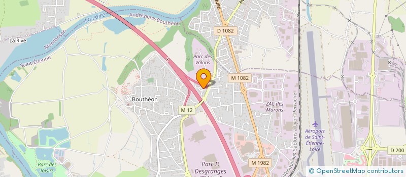 localisation de l'entreprise BJ INVEST  SAINT-JUST-SAINT-RAMBERT