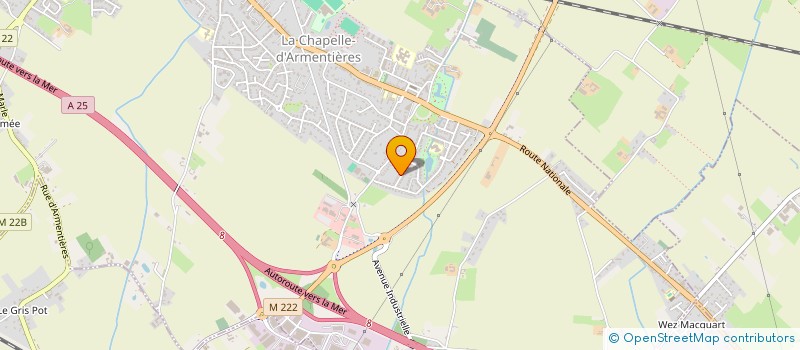 localisation de l'entreprise BJ MATERIEL  LA CHAPELLE-D'ARMENTIERES