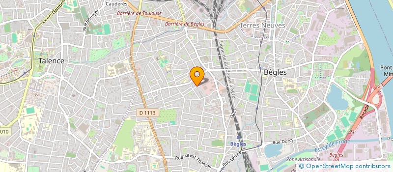 localisation de l'entreprise BJ OCEAN  BEGLES