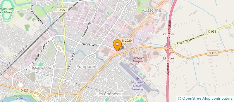 localisation de l'entreprise BJ OPTIC  MONTAUBAN