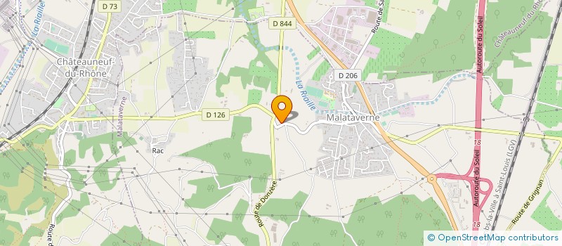 localisation de l'entreprise BJ PARTICIPATION  ROCHEMAURE