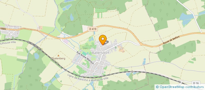 localisation de l'entreprise BJ PATRIMOINE  MAGNY