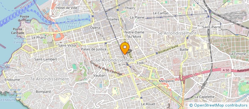 localisation de l'entreprise BJ PEINTURE à MARSEILLE