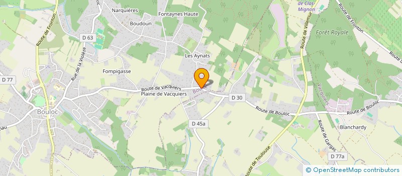 localisation de l'entreprise BJ PLOMBERIE ET CLIMATISATION  BOULOC