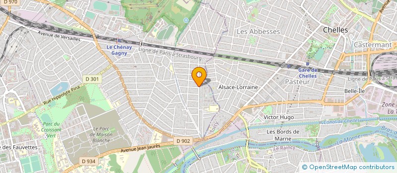 localisation de l'entreprise BJ PRESTIGE à GAGNY