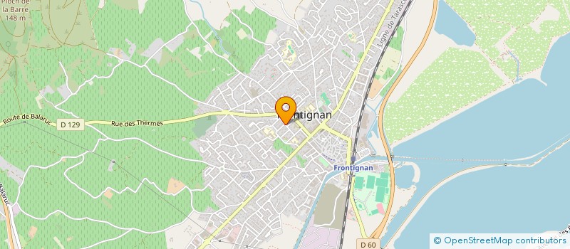 localisation de l'entreprise BJ RENOV à FRONTIGNAN