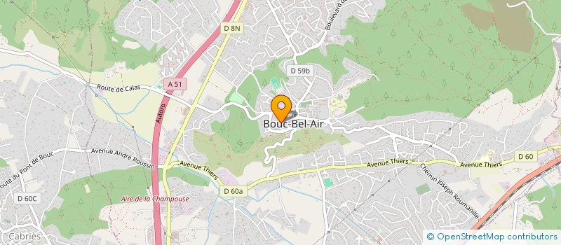 localisation de l'entreprise BJ RENOVATION à BOUC-BEL-AIR