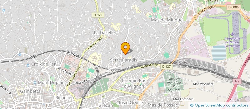 localisation de l'entreprise BJ SAVOIE  NIMES