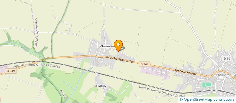 localisation de l'entreprise BJ SOLAIRE à NALLIERS
