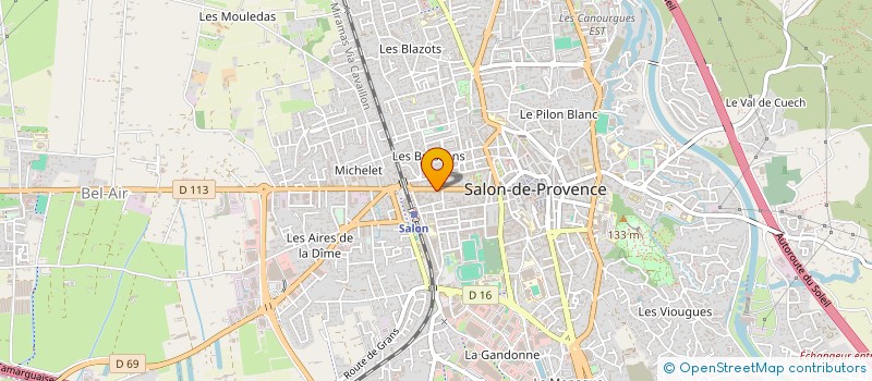 localisation de l'entreprise BJ STRUCTURE  SALON-DE-PROVENCE