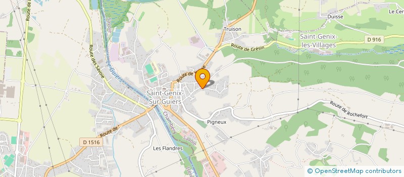 localisation de l'entreprise BJ TERRASSEMENT  SAINT-GENIX-LES-VILLAGES