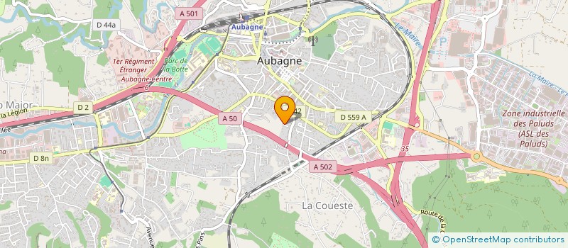 localisation de l'entreprise BJ TRAVAUX à AUBAGNE