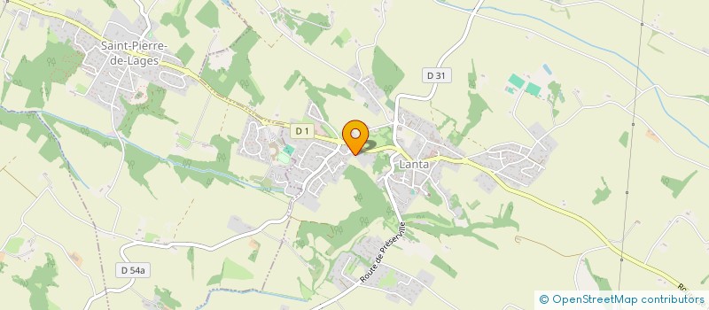 localisation de l'entreprise BJ-VH  LANTA