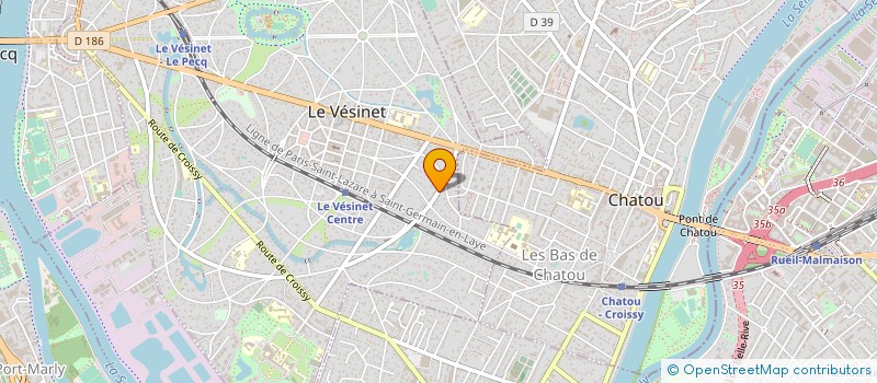 localisation de l'entreprise BJ2  LE VESINET