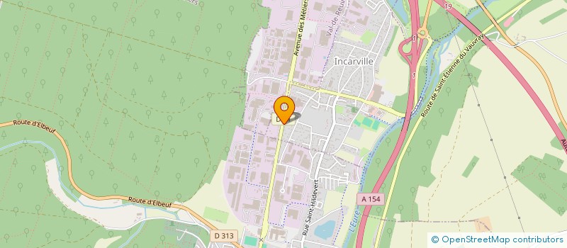 localisation de l'entreprise BJ2C  INCARVILLE