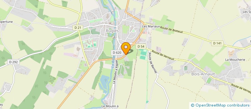 localisation de l'entreprise BJ2F  RUGLES