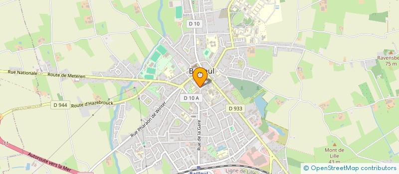localisation de l'entreprise BJ2L PATRIMOINE à BAILLEUL