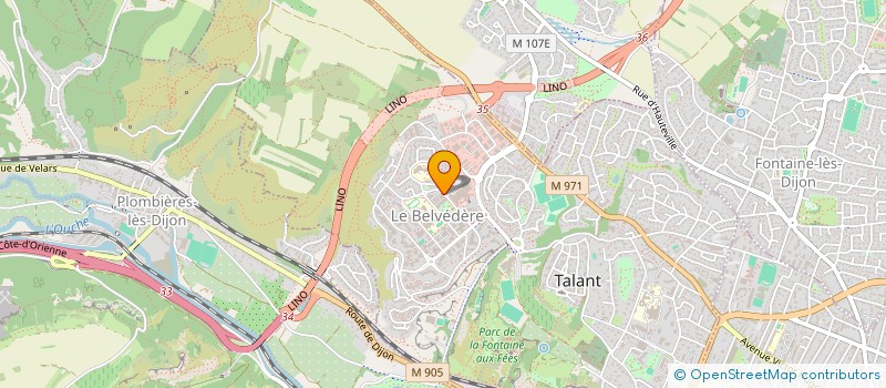 localisation de l'entreprise BJAB  TALANT