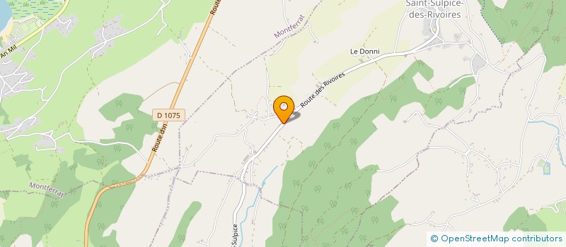 localisation de l'entreprise BJAF  SAINT-SULPICE-DES-RIVOIRES