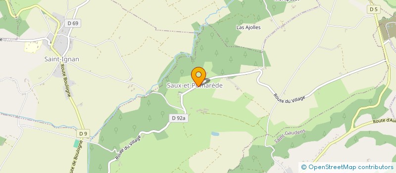 localisation de l'entreprise BJAM  SAUX-ET-POMAREDE