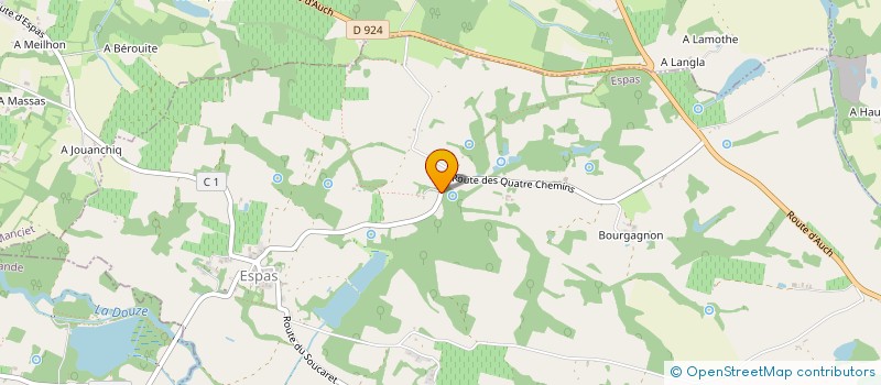 localisation de l'entreprise BJARKAN BAR  EAUZE