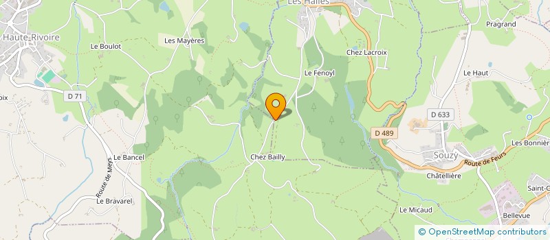 localisation de l'entreprise BJB  HAUTE-RIVOIRE