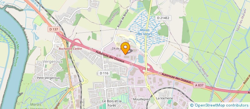 localisation de l'entreprise BJB EYSINES  ROCHEFORT