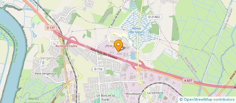 localisation de l'entreprise BJB-MESSIMY  ROCHEFORT