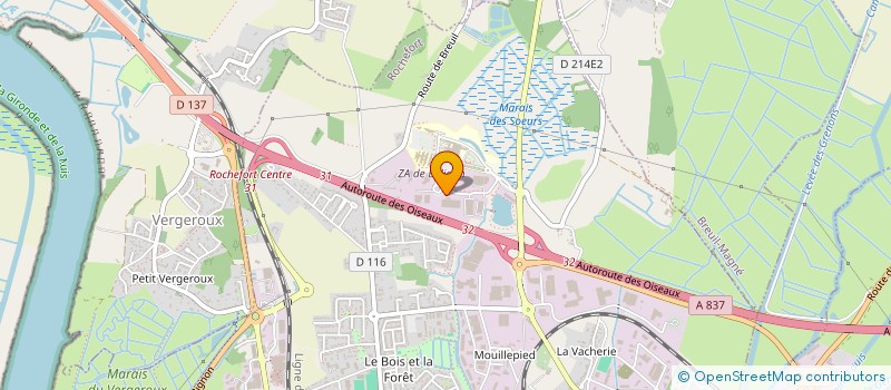 localisation de l'entreprise BJB-PLATON  ROCHEFORT