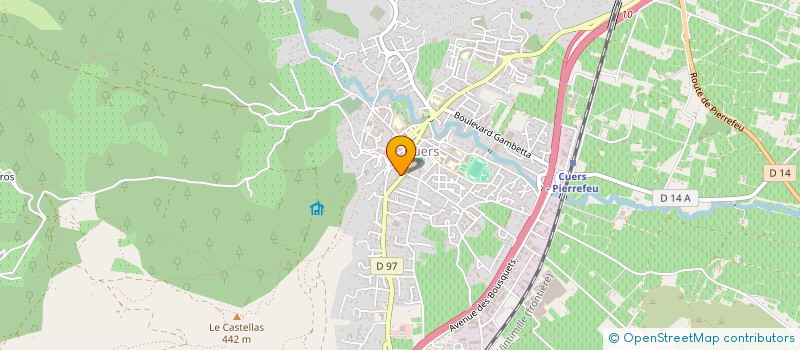 localisation de l'entreprise BJBA  CUERS