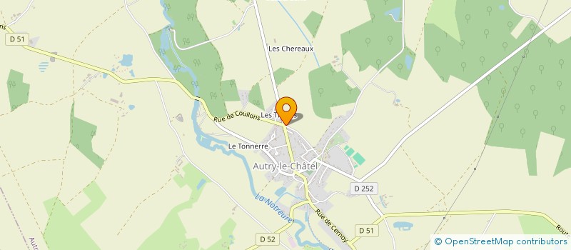 localisation de l'entreprise BJC à AUTRY-LE-CHATEL