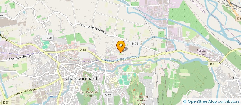 localisation de l'entreprise BJC  CHATEAURENARD