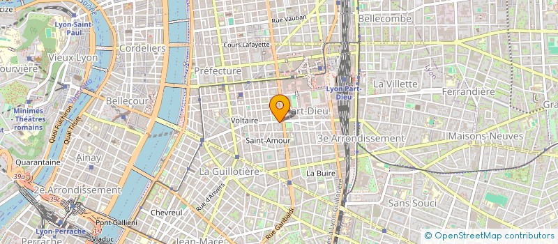 localisation de l'entreprise BJC IMMO  LYON