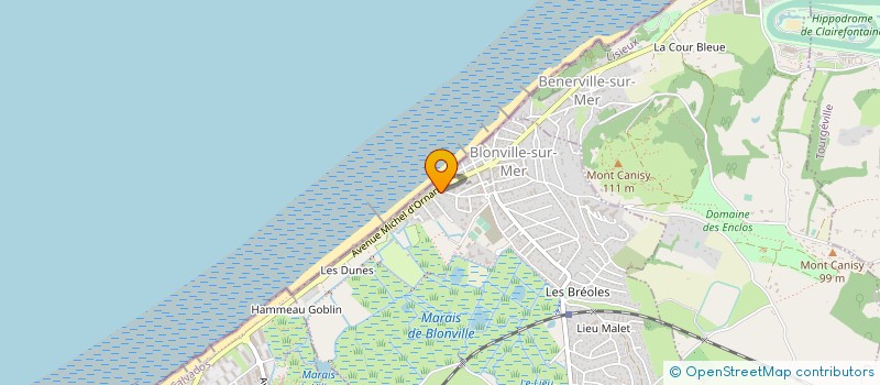 localisation de l'entreprise BJCB à BLONVILLE-SUR-MER