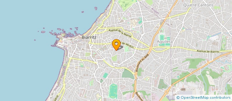 localisation de l'entreprise BJCF MANAGEMENT à BIARRITZ