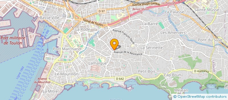 localisation de l'entreprise BJCO  TOULON