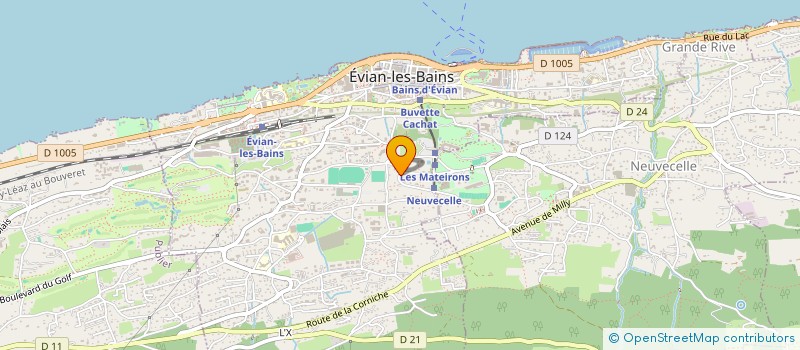 localisation de l'entreprise BJD GARE D'ANNEMASSE  EVIAN-LES-BAINS