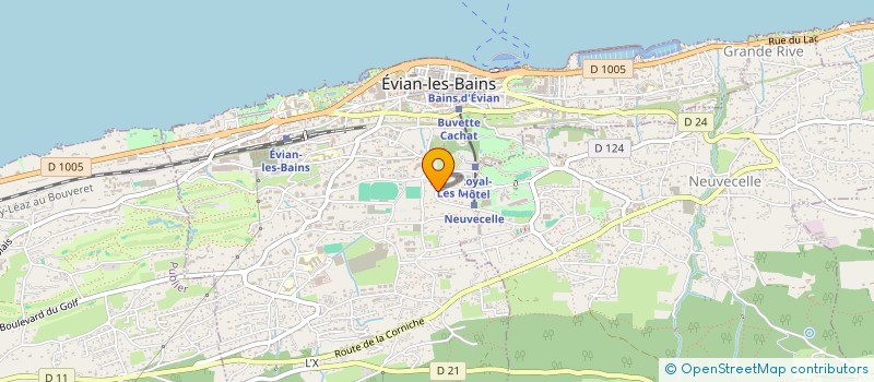 localisation de l'entreprise BJD VILLE-LA-GRAND  EVIAN-LES-BAINS